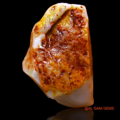 7.70 Cts Natural Australian Fire Opal Loose Gemstone Fancy Rough 17x11x8 mm RB-315