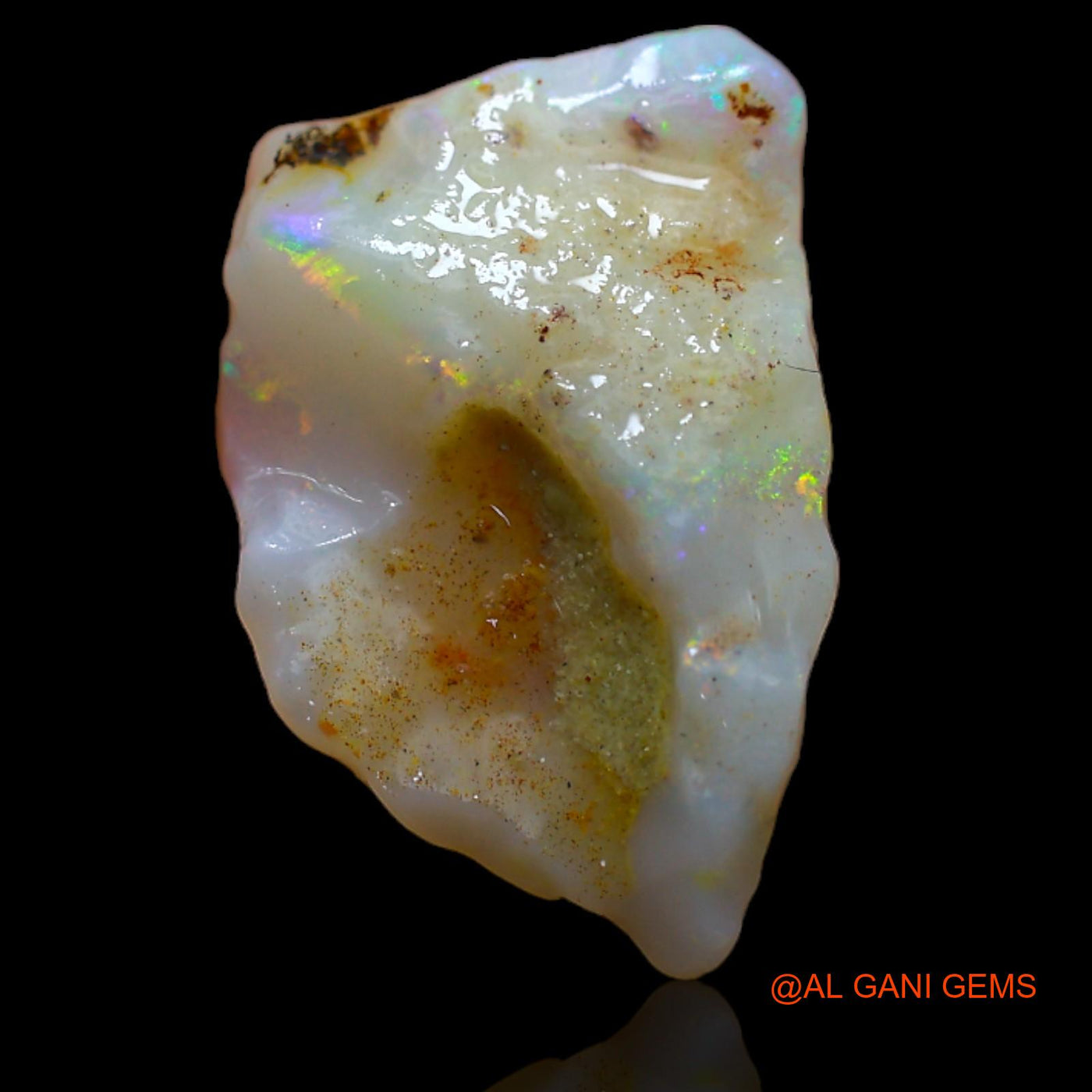 5.30 Cts Unheated Australian Fire Opal Loose Gemstone Fancy Rough Natural 17x11x7 mm RB-316