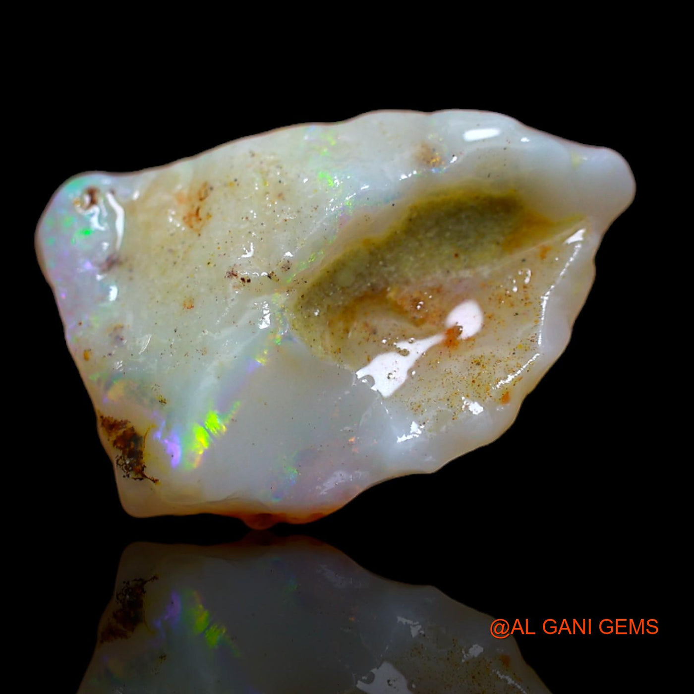5.30 Cts Unheated Australian Fire Opal Loose Gemstone Fancy Rough Natural 17x11x7 mm RB-316