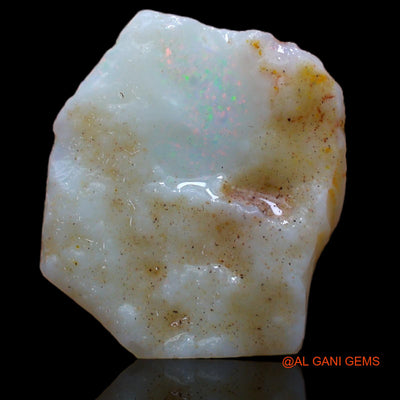 4.10 Cts Natural Australian Fire Opal Loose Gemstone Fancy Rough 15x13x3 mm RB-317