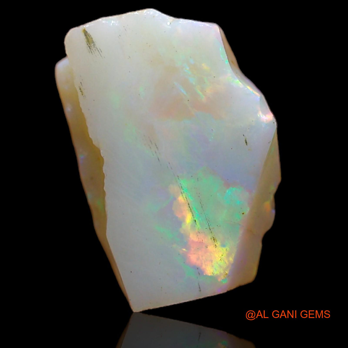 5.75 Cts Natural Australian Fire Opal Fancy Rough Loose Gemstone For Jewelry 14x10x5 mm RB-31