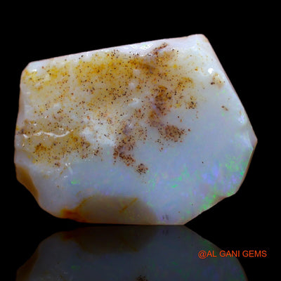 Natural Fire Opal Gemstone 5.00 Cts Loose Fancy Rough From Australia 16x12x3 mm RB-327