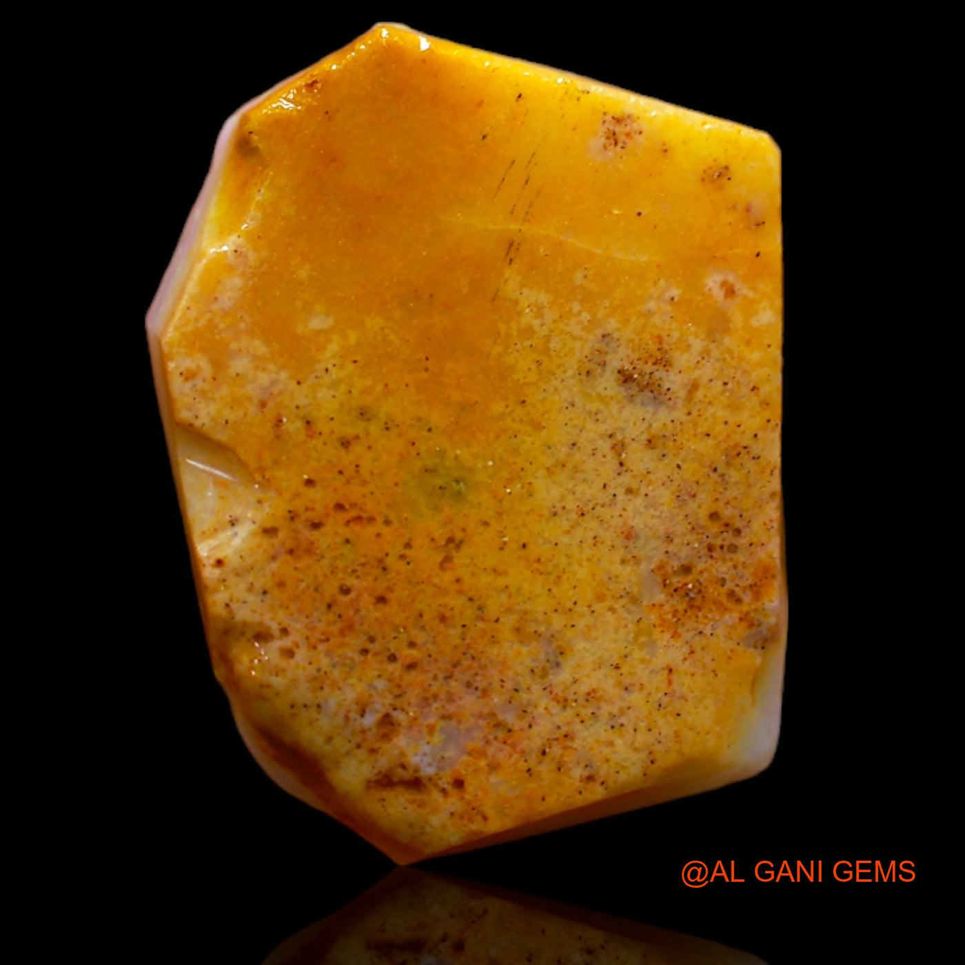 Natural Fire Opal Gemstone 5.00 Cts Loose Fancy Rough From Australia 16x12x3 mm RB-327