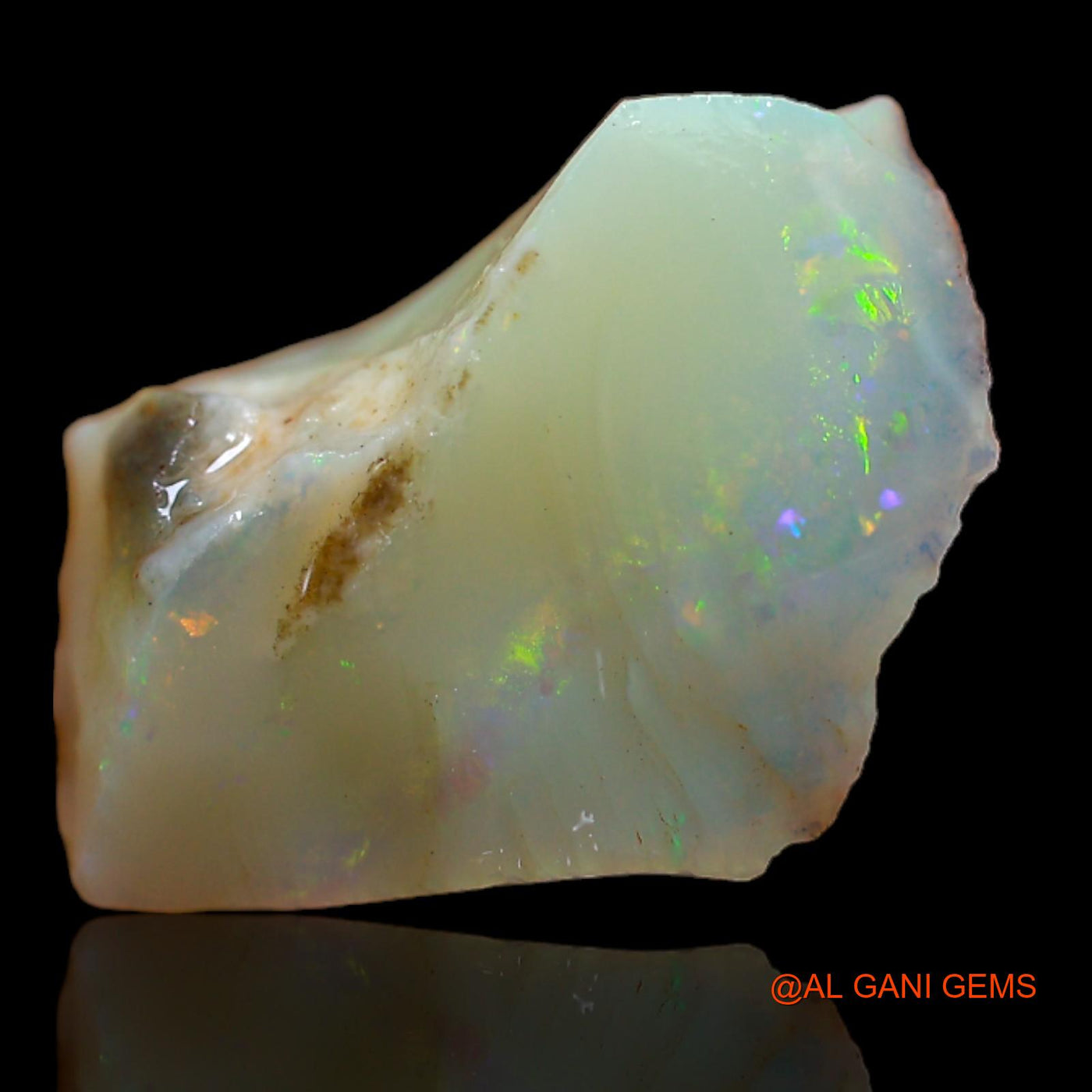 6.00 Cts Natural Australian Fire Opal Loose Gemstone Fancy Rough 16x11x7 mm RB-328