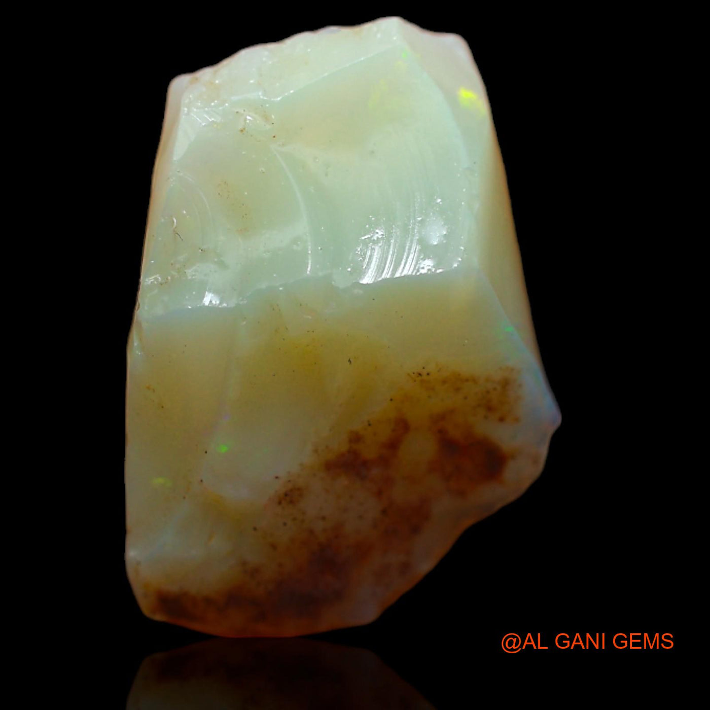 6.00 Cts Natural Australian Fire Opal Loose Gemstone Fancy Rough 16x11x7 mm RB-328