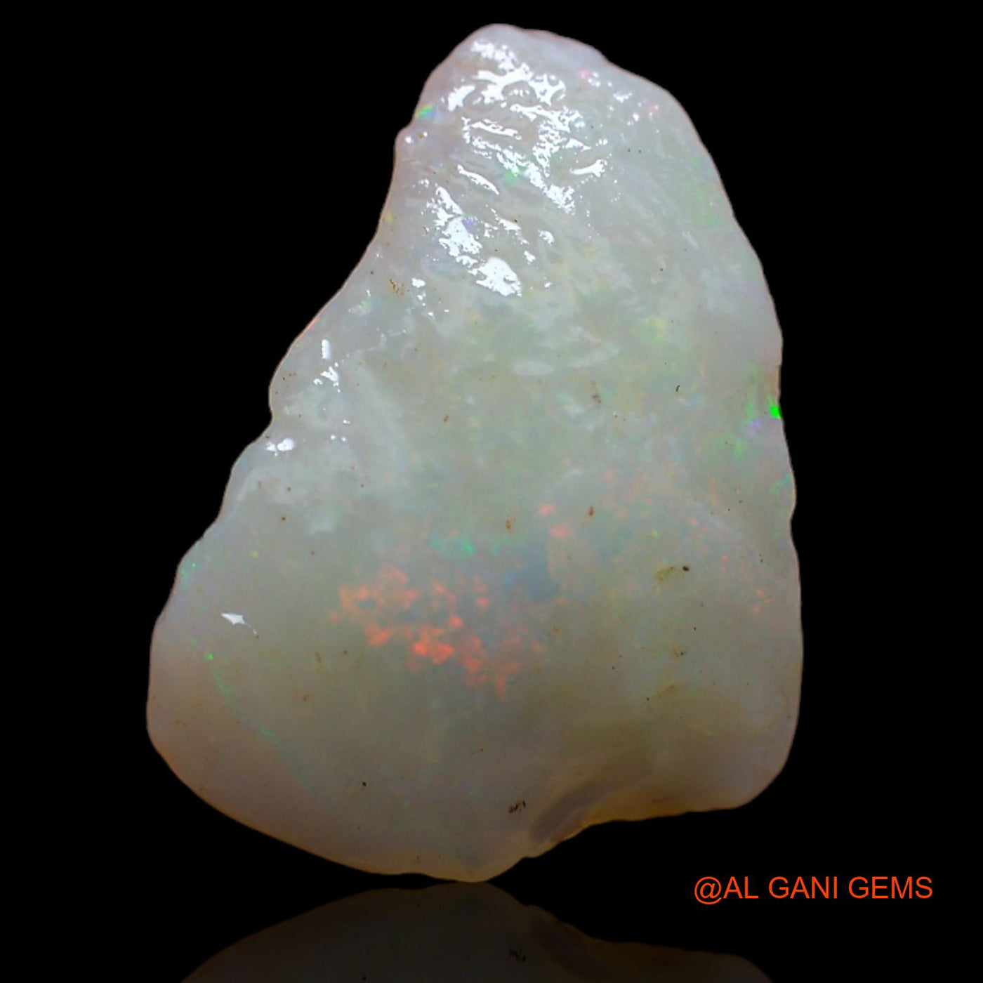 Natural Fire Opal Gemstone 4.50 Cts Loose Fancy Rough From Australia 17x13x4 mm RB-329