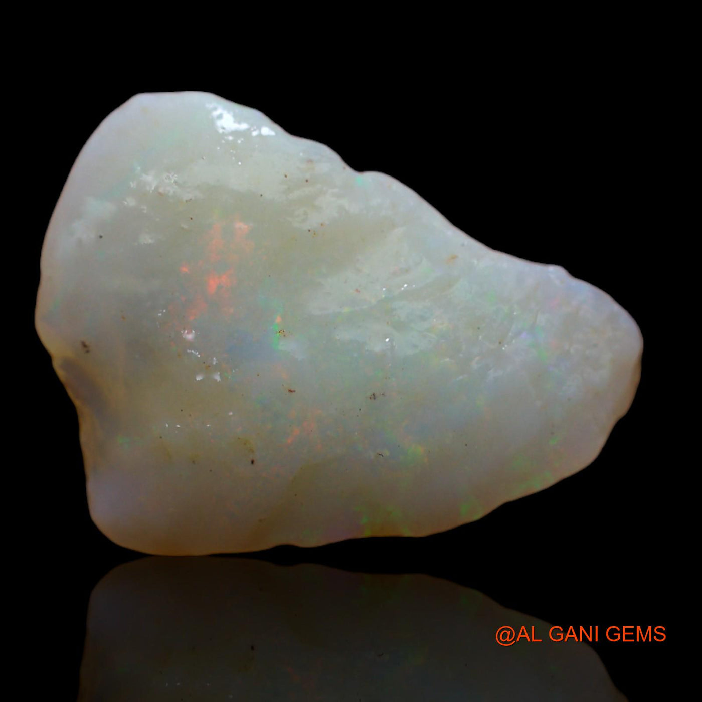 Natural Fire Opal Gemstone 4.50 Cts Loose Fancy Rough From Australia 17x13x4 mm RB-329