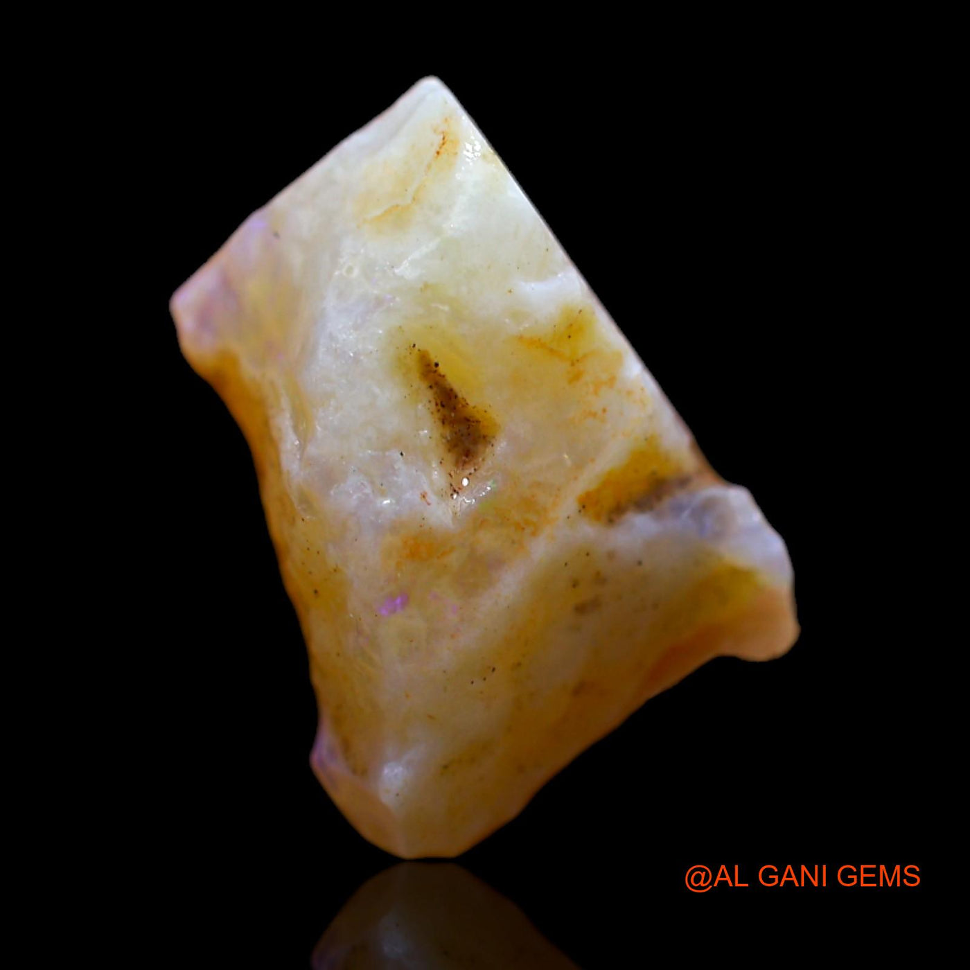 Natural Untreated Fire Opal Loose Gemstone Fancy Rough From Australia 5.20 Cts 13x11x6 mm RB-32