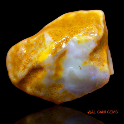 7.00 Cts Natural Australian Fire Opal Loose Gemstone Fancy Rough 15x13x6 mm RB-332
