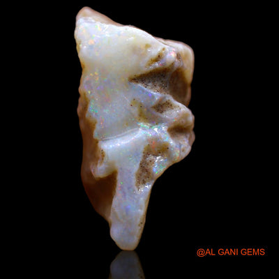 Natural Fire Opal Gemstone 9.40 Cts Loose Fancy Rough From Australia 16x11x8 mm RB-335