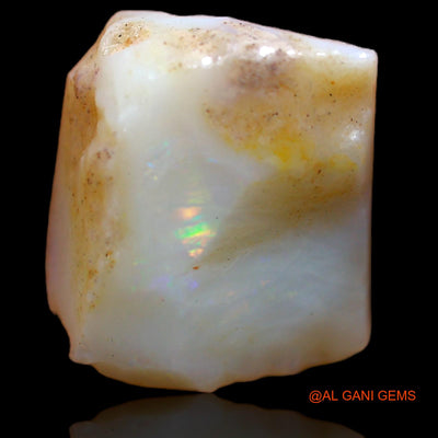 Natural Fire Opal Gemstone 6.60 Cts Loose Fancy Rough From Australia 15x13x7 mm RB-337