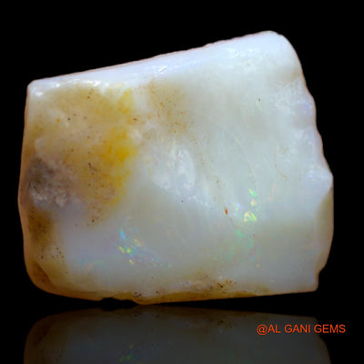 Natural Fire Opal Gemstone 6.60 Cts Loose Fancy Rough From Australia 15x13x7 mm RB-337