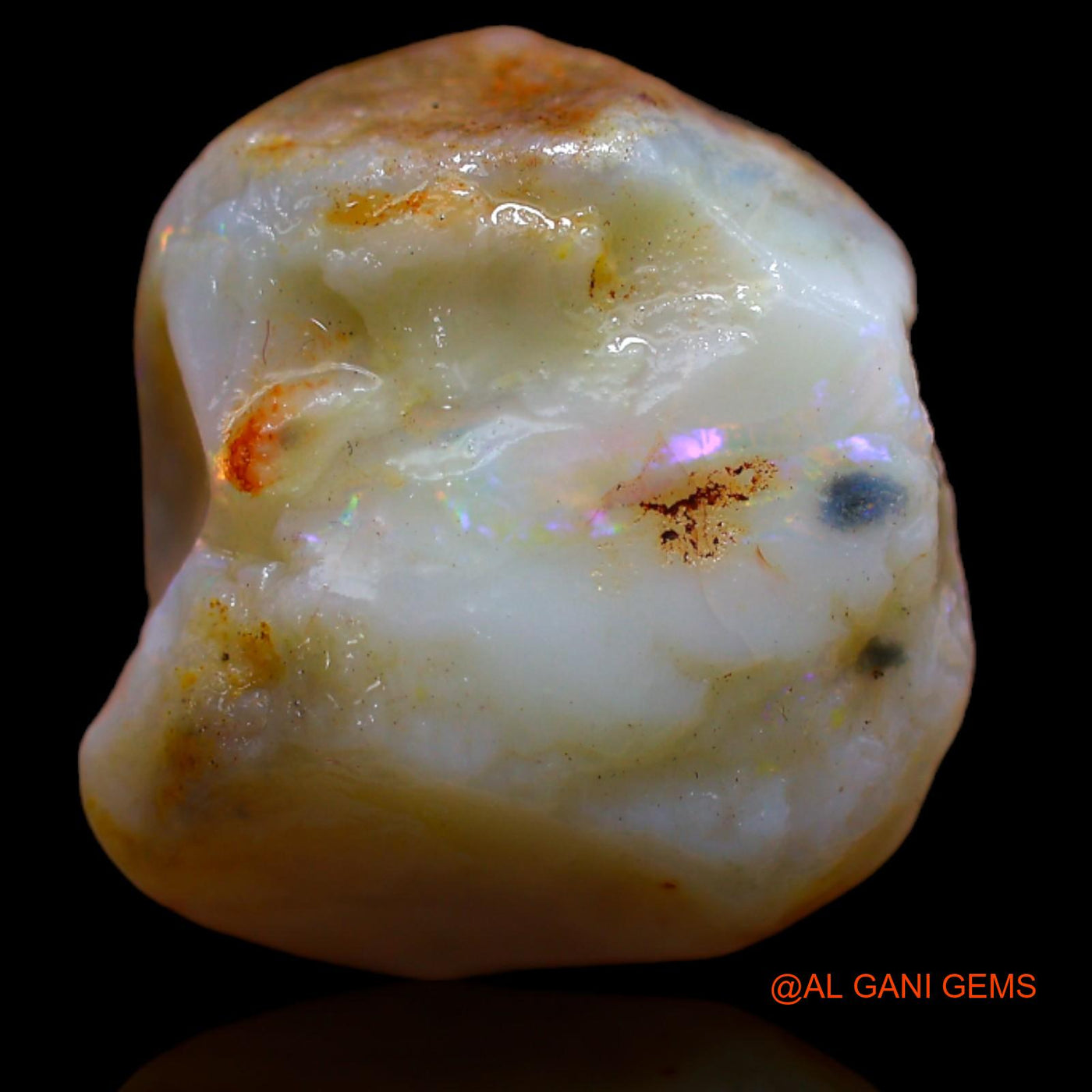 15.60 Cts Natural Australian Fire Opal Loose Gemstone Fancy Rough 17x14x14 mm RB-338