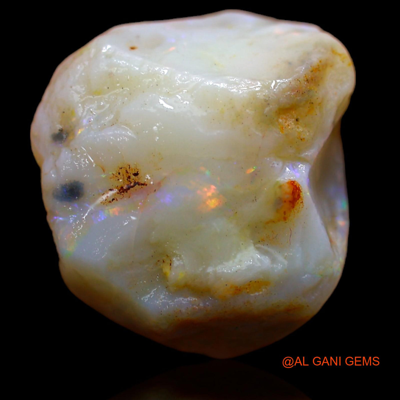 15.60 Cts Natural Australian Fire Opal Loose Gemstone Fancy Rough 17x14x14 mm RB-338
