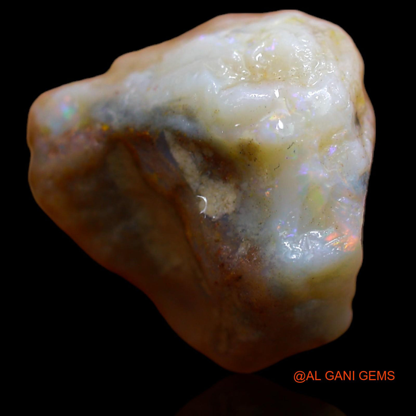 15.60 Cts Natural Australian Fire Opal Loose Gemstone Fancy Rough 17x14x14 mm RB-338