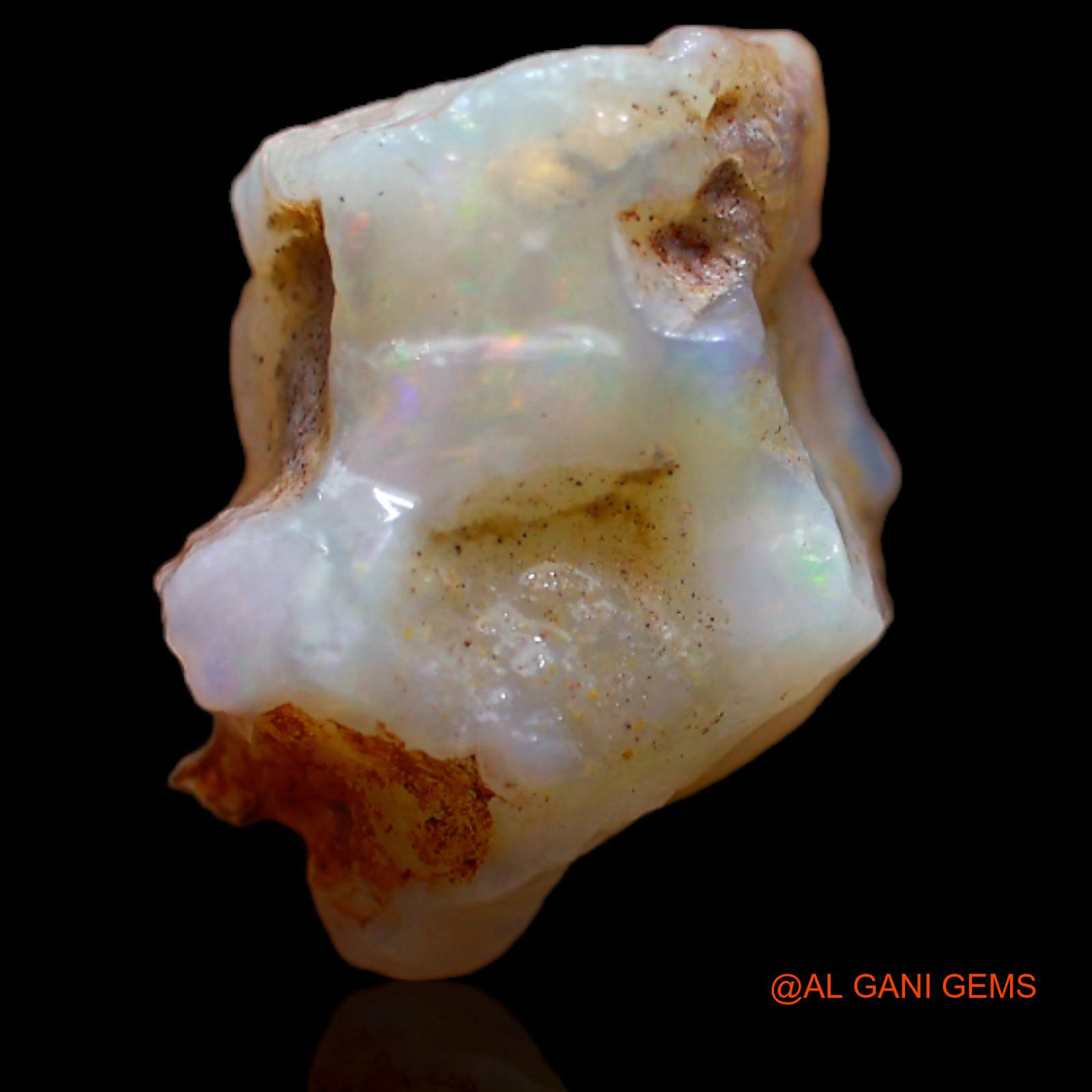 6.30 Cts Unheated Australian Fire Opal Loose Gemstone Fancy Rough Natural 13x12x7 mm RB-33
