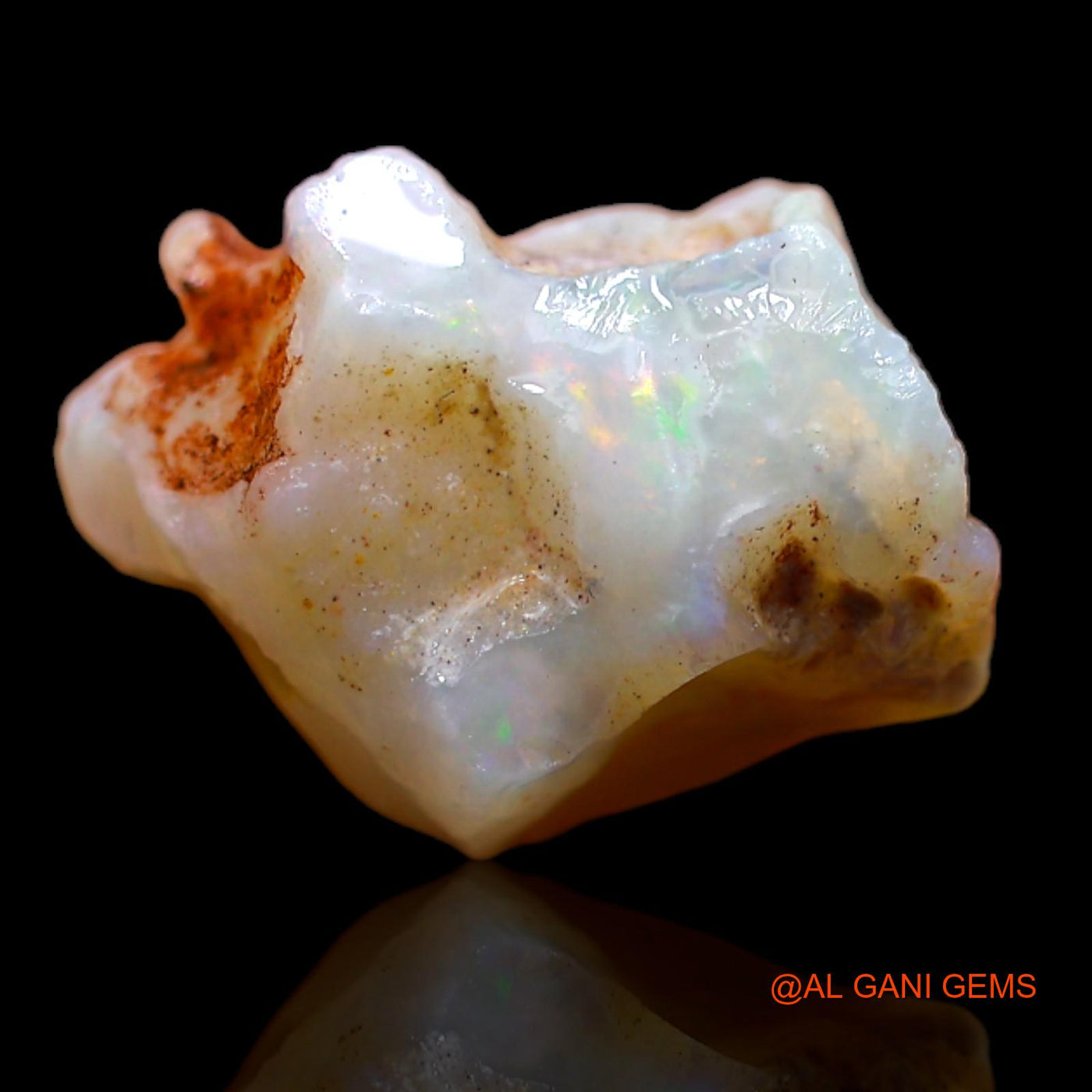6.30 Cts Unheated Australian Fire Opal Loose Gemstone Fancy Rough Natural 13x12x7 mm RB-33