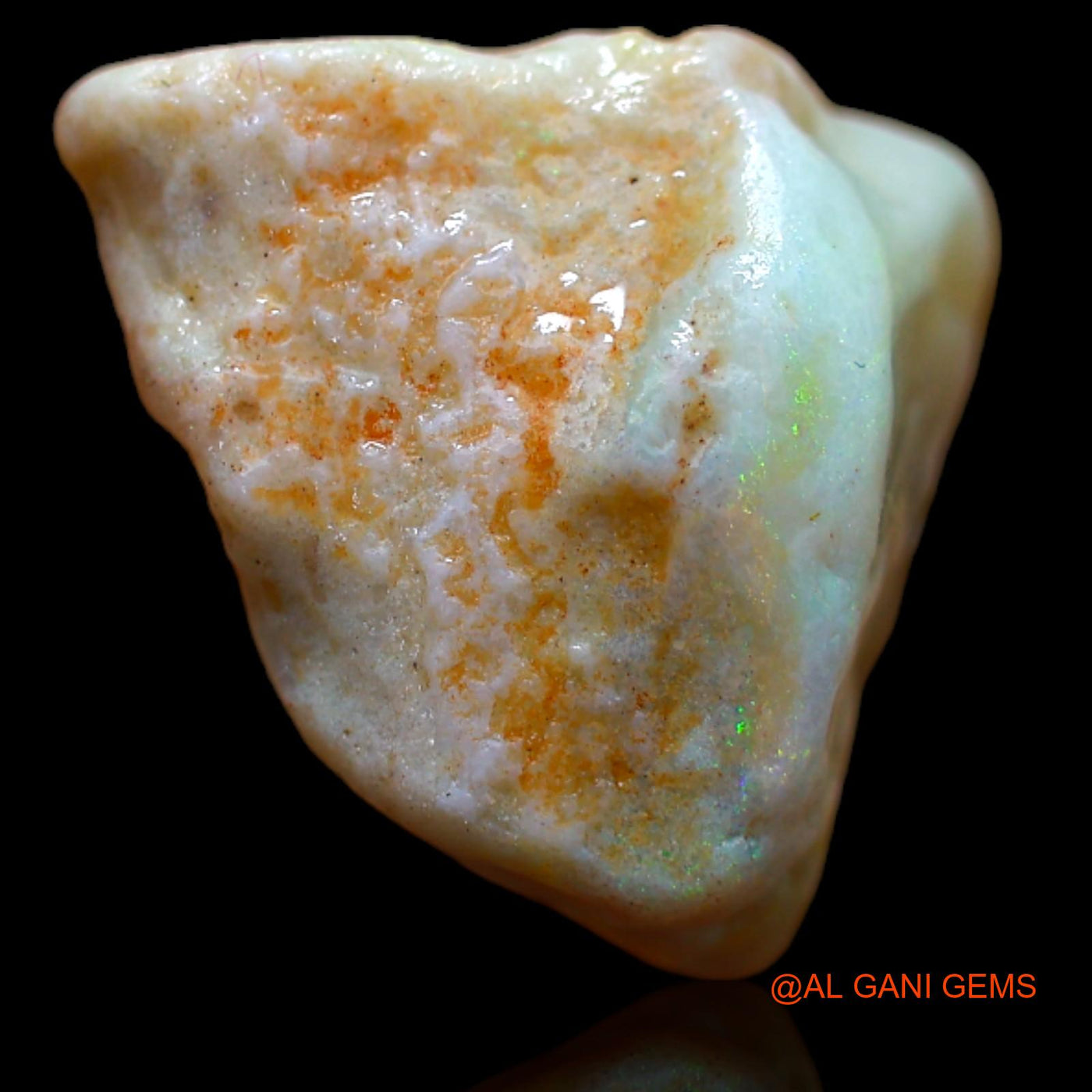 7.00 Cts Natural Australian Fire Opal Loose Gemstone Fancy Rough 17x12x8 mm RB-341