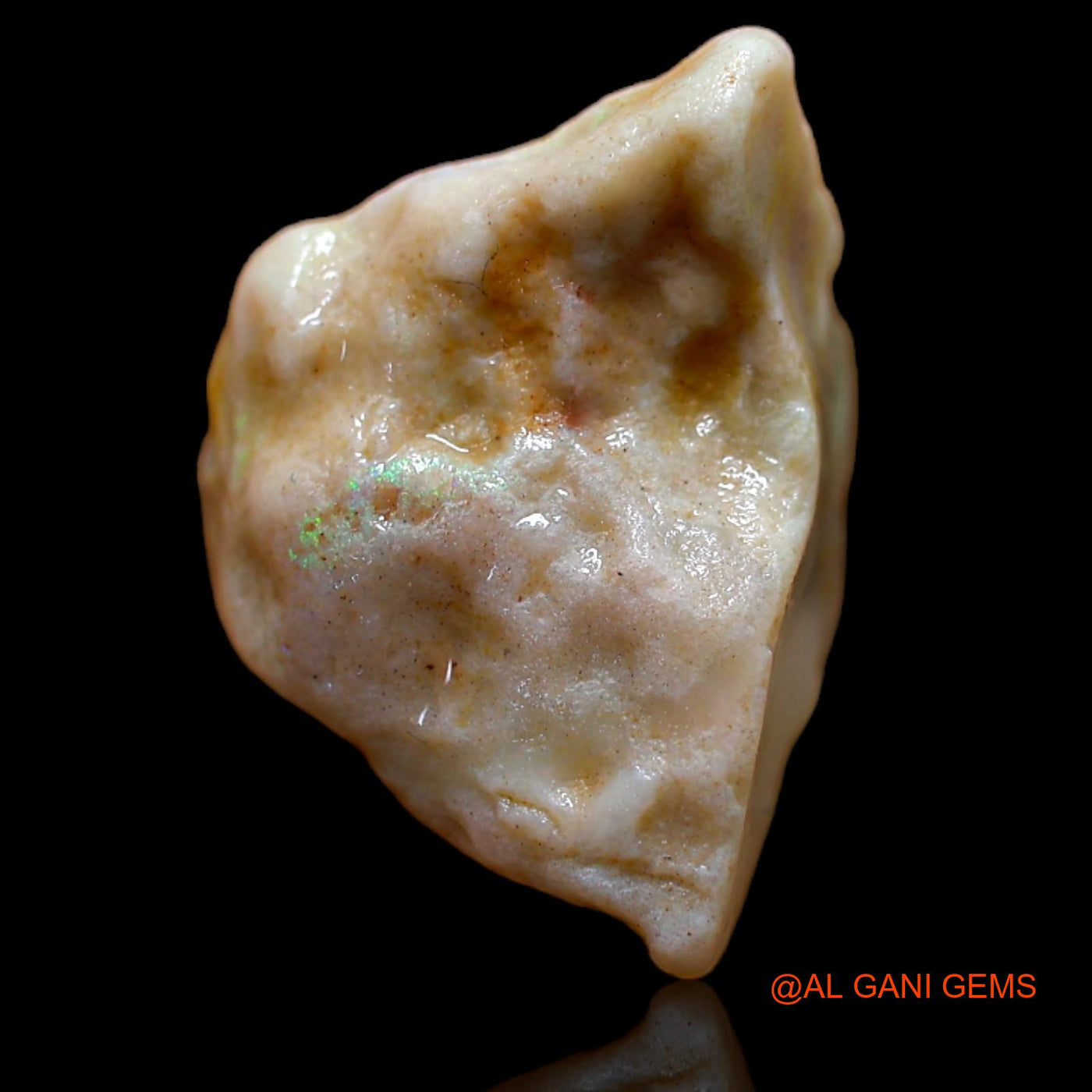 7.00 Cts Natural Australian Fire Opal Loose Gemstone Fancy Rough 17x12x8 mm RB-341