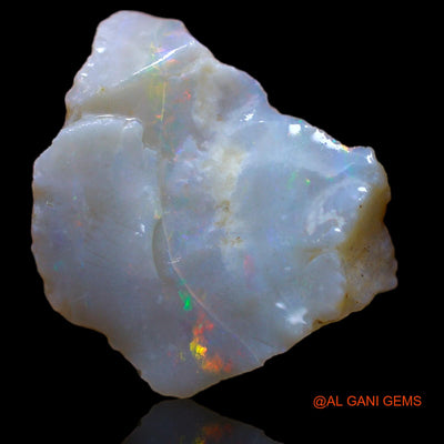 Natural Fire Opal Gemstone 7.00 Cts Loose Fancy Rough From Australia 17x16x7 mm RB-343