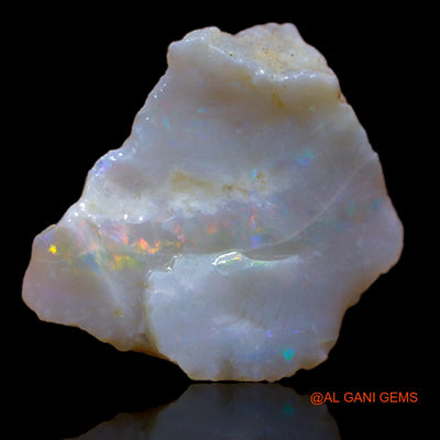 Natural Fire Opal Gemstone 7.00 Cts Loose Fancy Rough From Australia 17x16x7 mm RB-343