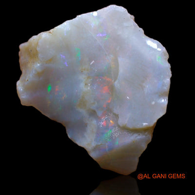 Natural Fire Opal Gemstone 7.00 Cts Loose Fancy Rough From Australia 17x16x7 mm RB-343