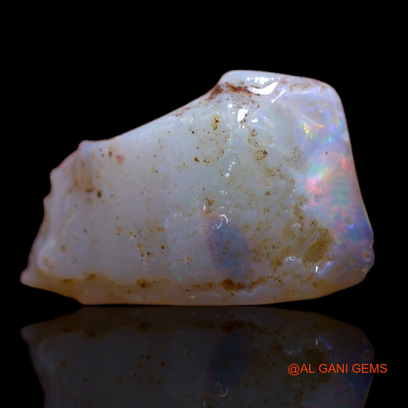 2.50 Cts Unheated Australian Fire Opal Loose Gemstone Fancy Rough Natural 19x11x3 mm RB-344