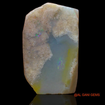 Natural Fire Opal Gemstone 6.00 Cts Loose Fancy Rough From Australia 17x10x4 mm RB-346
