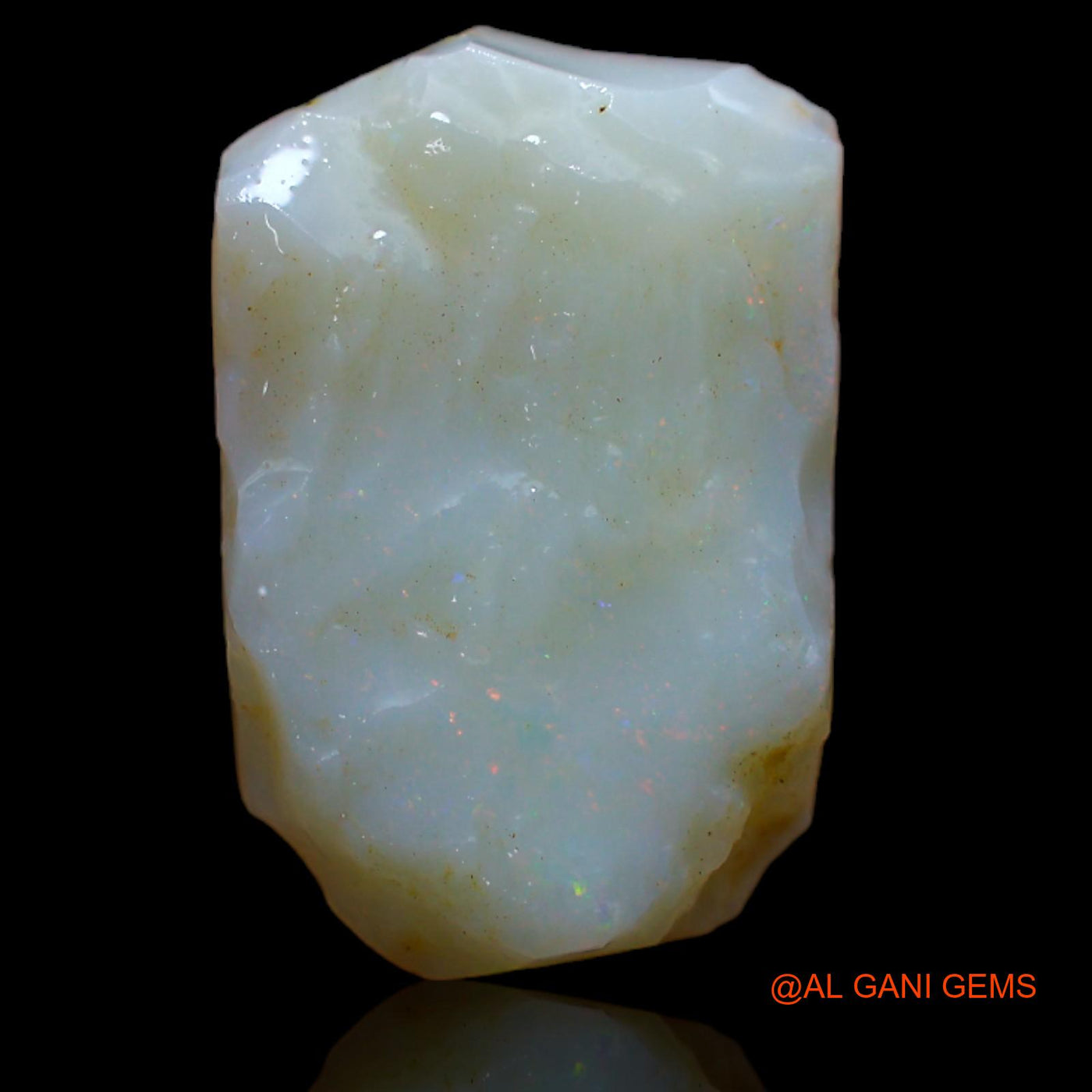 Natural Untreated Fire Opal Loose Gemstone Fancy Rough From Australia 7.20 Cts 19x12x5 mm RB-349