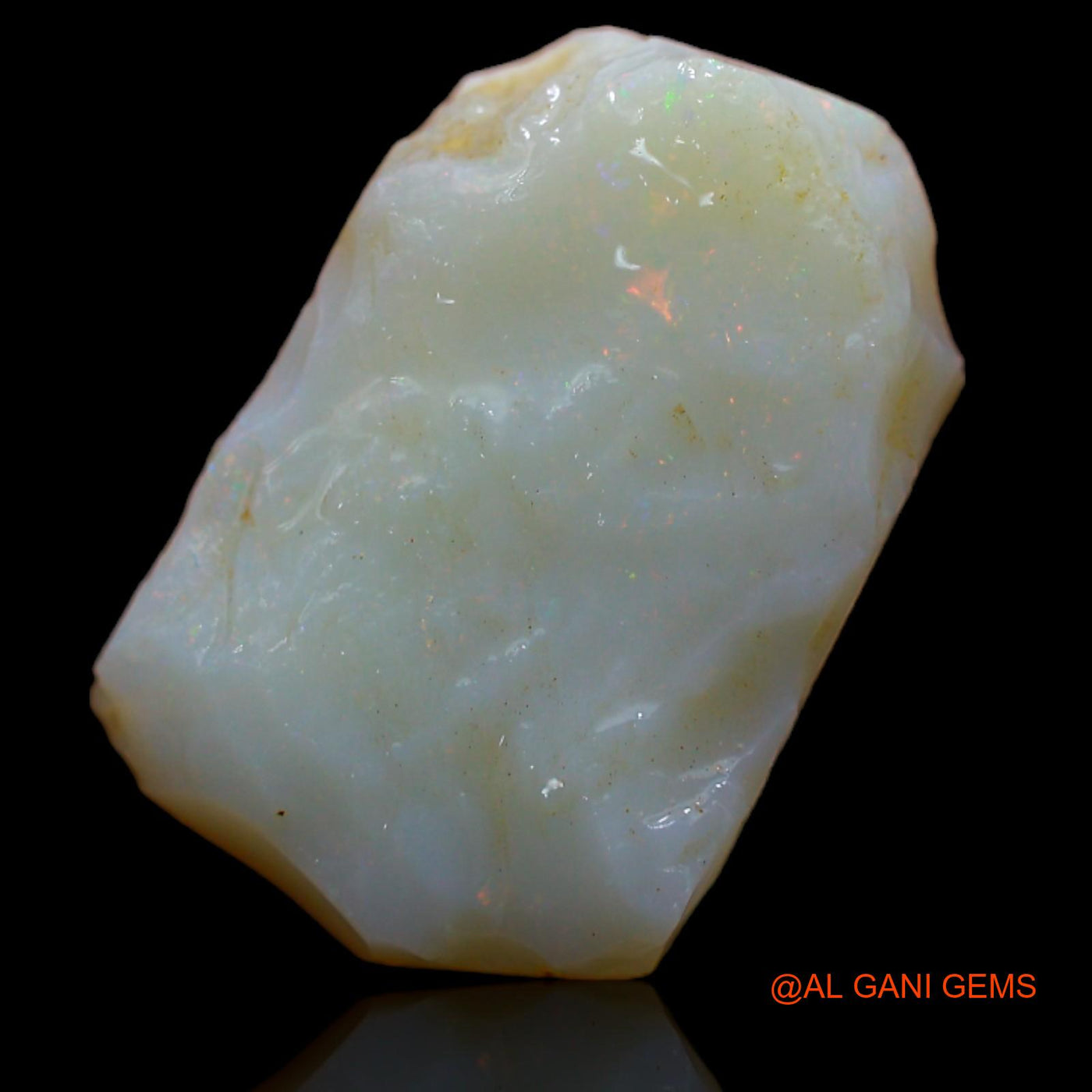 Natural Untreated Fire Opal Loose Gemstone Fancy Rough From Australia 7.20 Cts 19x12x5 mm RB-349