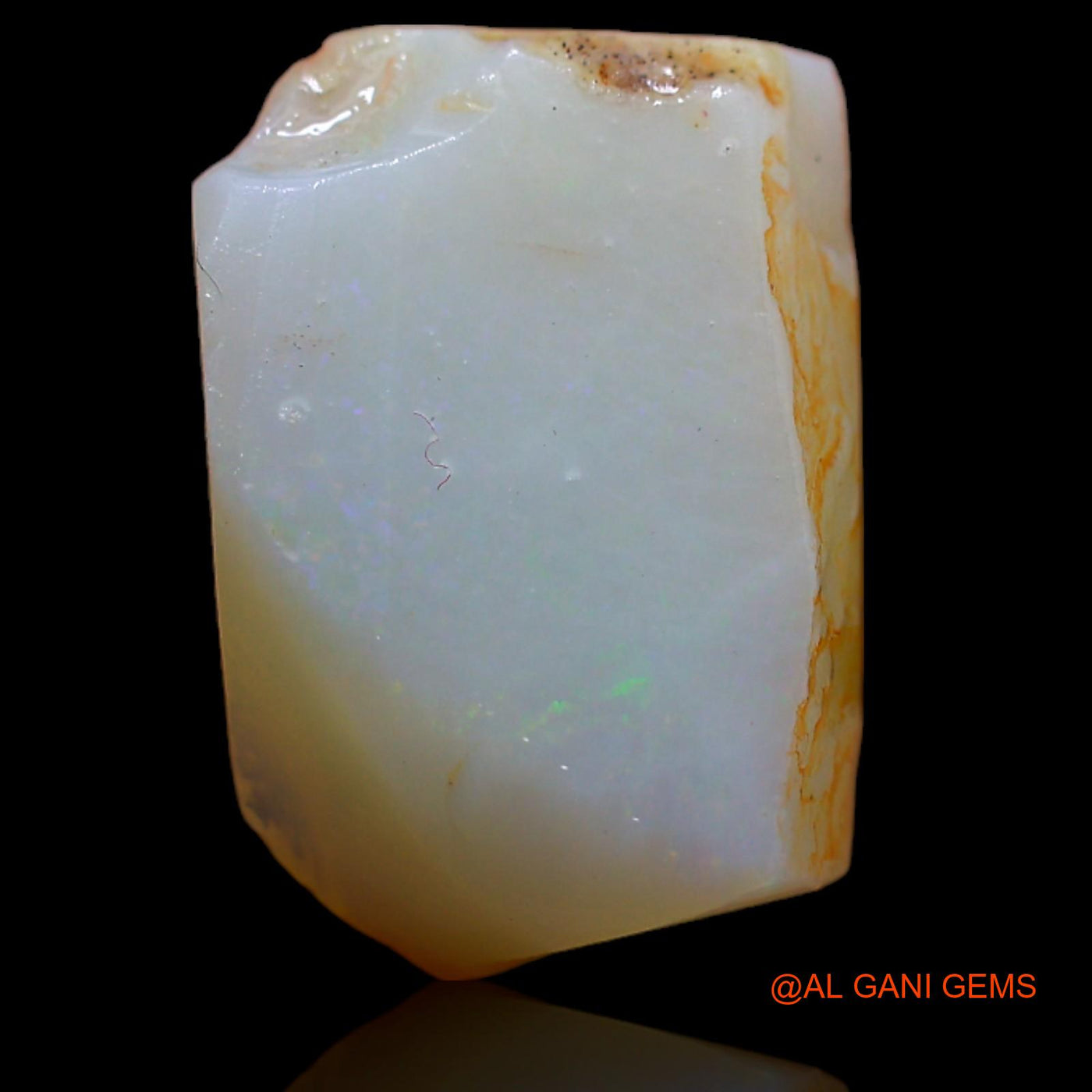 Natural Untreated Fire Opal Loose Gemstone Fancy Rough From Australia 8.20 Cts 17x11x6 mm RB-350
