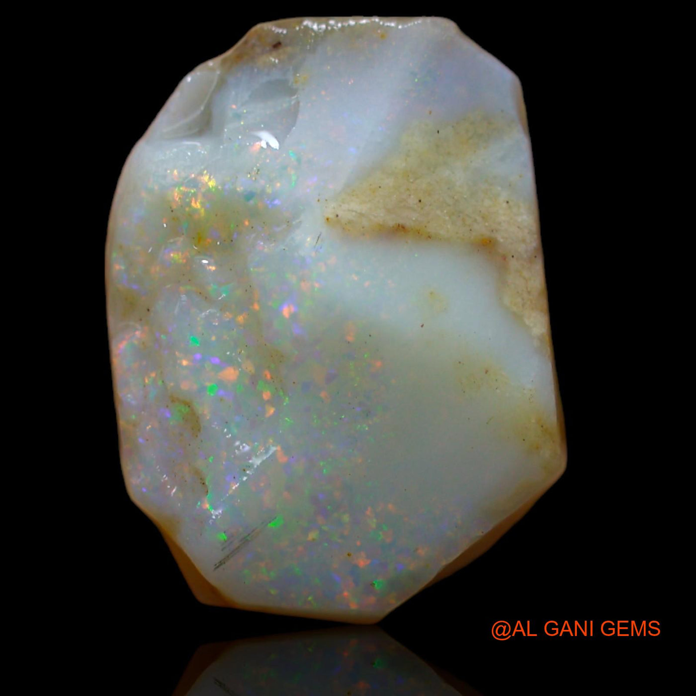 7.50 Cts Unheated Australian Fire Opal Loose Gemstone Fancy Rough Natural 17x12x5 mm RB-351