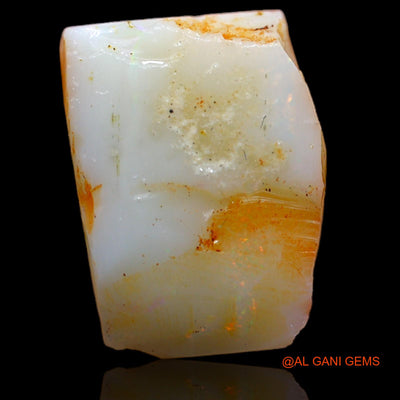 Natural Untreated Fire Opal Loose Gemstone Fancy Rough From Australia 8.00 Cts 16x11x5 mm RB-360