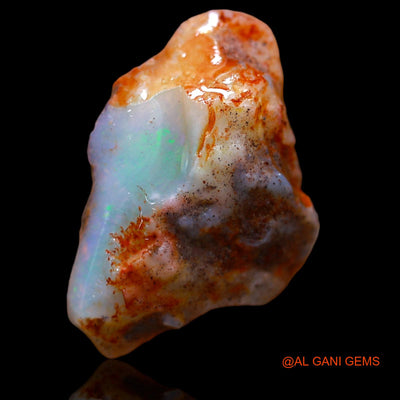 11.00 Cts Natural Australian Fire Opal Fancy Rough Loose Gemstone For Jewelry 23x14x8 mm RB-365