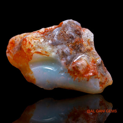 11.00 Cts Natural Australian Fire Opal Fancy Rough Loose Gemstone For Jewelry 23x14x8 mm RB-365