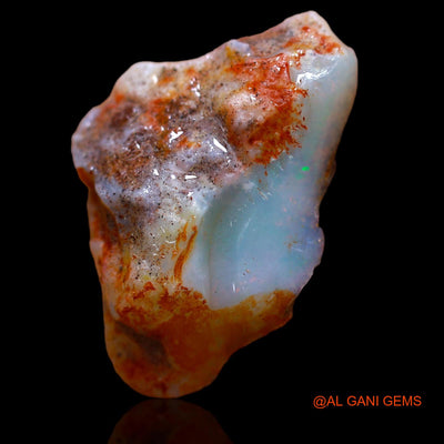 11.00 Cts Natural Australian Fire Opal Fancy Rough Loose Gemstone For Jewelry 23x14x8 mm RB-365