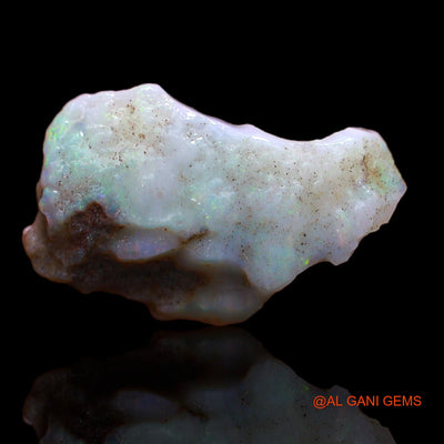 Natural Untreated Fire Opal Loose Gemstone Fancy Rough From Australia 8.00 Cts 21x12x7 mm RB-368