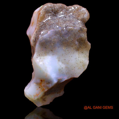 Natural Untreated Fire Opal Loose Gemstone Fancy Rough From Australia 8.00 Cts 21x12x7 mm RB-368