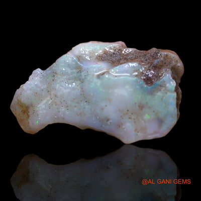 Natural Untreated Fire Opal Loose Gemstone Fancy Rough From Australia 8.00 Cts 21x12x7 mm RB-368