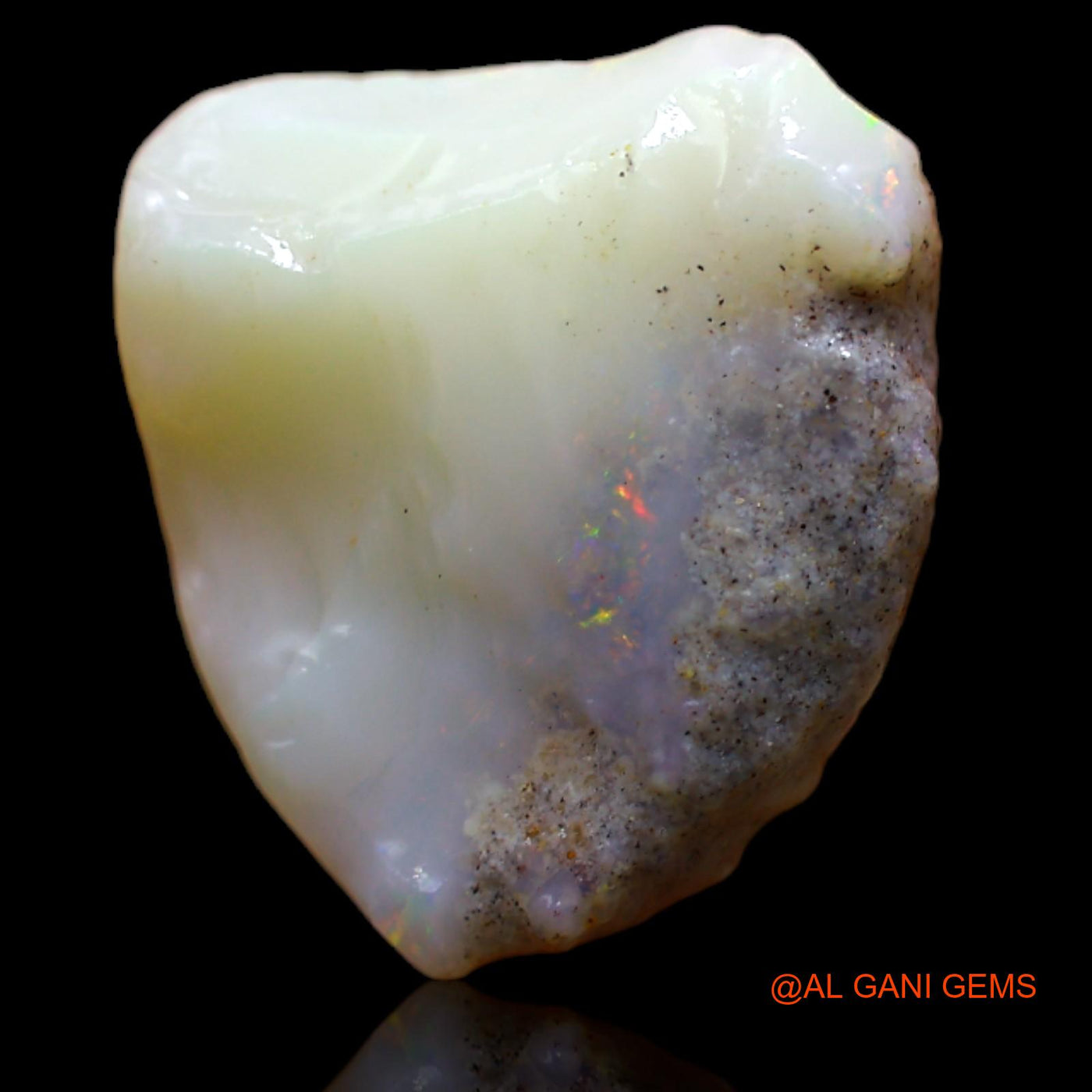 Natural Untreated Fire Opal Loose Gemstone Fancy Rough From Australia 4.90 Cts 14x12x5 mm RB-36