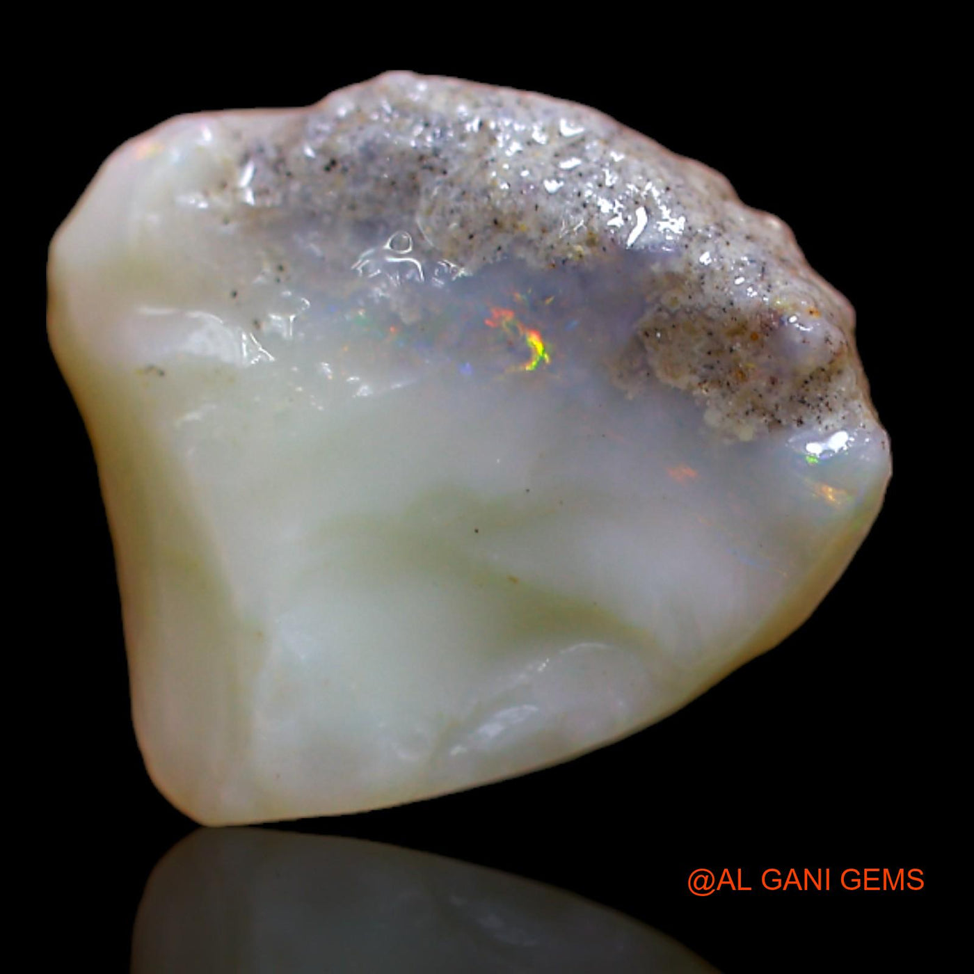 Natural Untreated Fire Opal Loose Gemstone Fancy Rough From Australia 4.90 Cts 14x12x5 mm RB-36