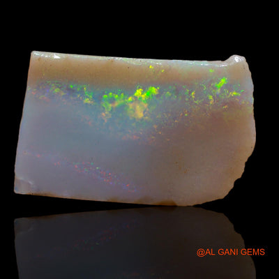 Natural Untreated Fire Opal Loose Gemstone Fancy Rough From Australia 4.70 Cts 19x12x1 mm RB-372