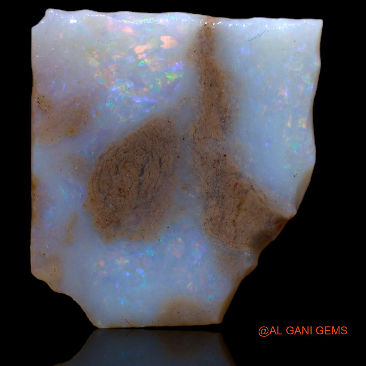 4.70 Cts Natural Australian Fire Opal Fancy Rough Loose Gemstone For Jewelry 16x15x1 mm RB-373