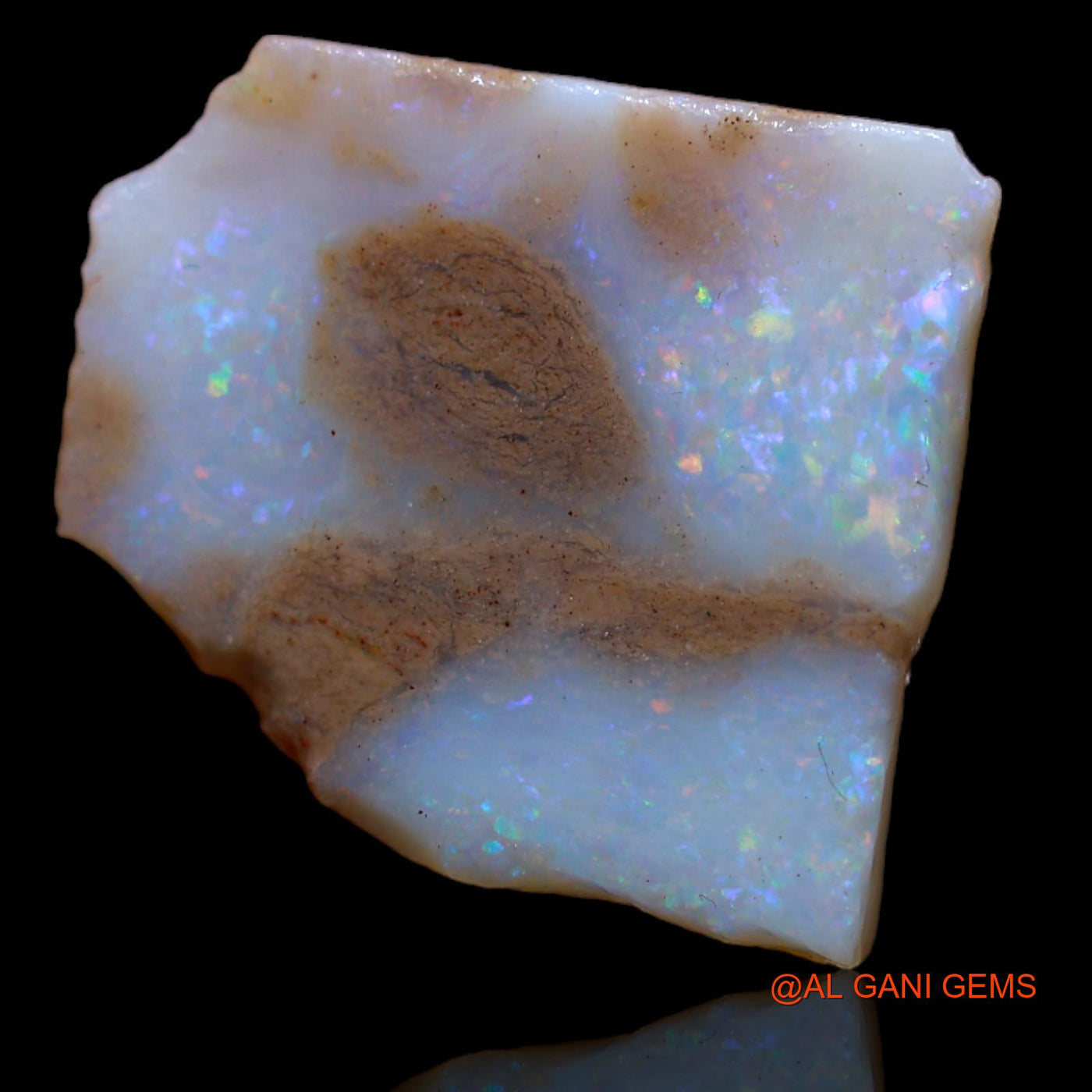 4.70 Cts Natural Australian Fire Opal Fancy Rough Loose Gemstone For Jewelry 16x15x1 mm RB-373