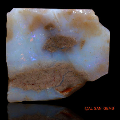 4.70 Cts Natural Australian Fire Opal Fancy Rough Loose Gemstone For Jewelry 16x15x1 mm RB-373