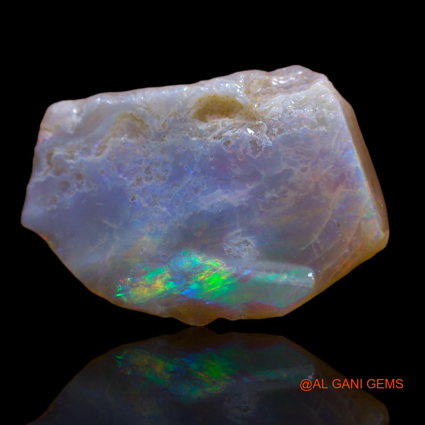 Natural Fire Opal Gemstone 8.70 Cts Loose Fancy Rough From Australia 20x14x2 mm RB-374