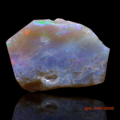 Natural Fire Opal Gemstone 8.70 Cts Loose Fancy Rough From Australia 20x14x2 mm RB-374
