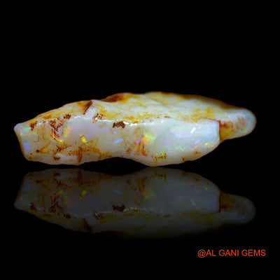 Natural Fire Opal Gemstone 8.40 Cts Loose Fancy Rough From Australia 29x11x2 mm RB-376