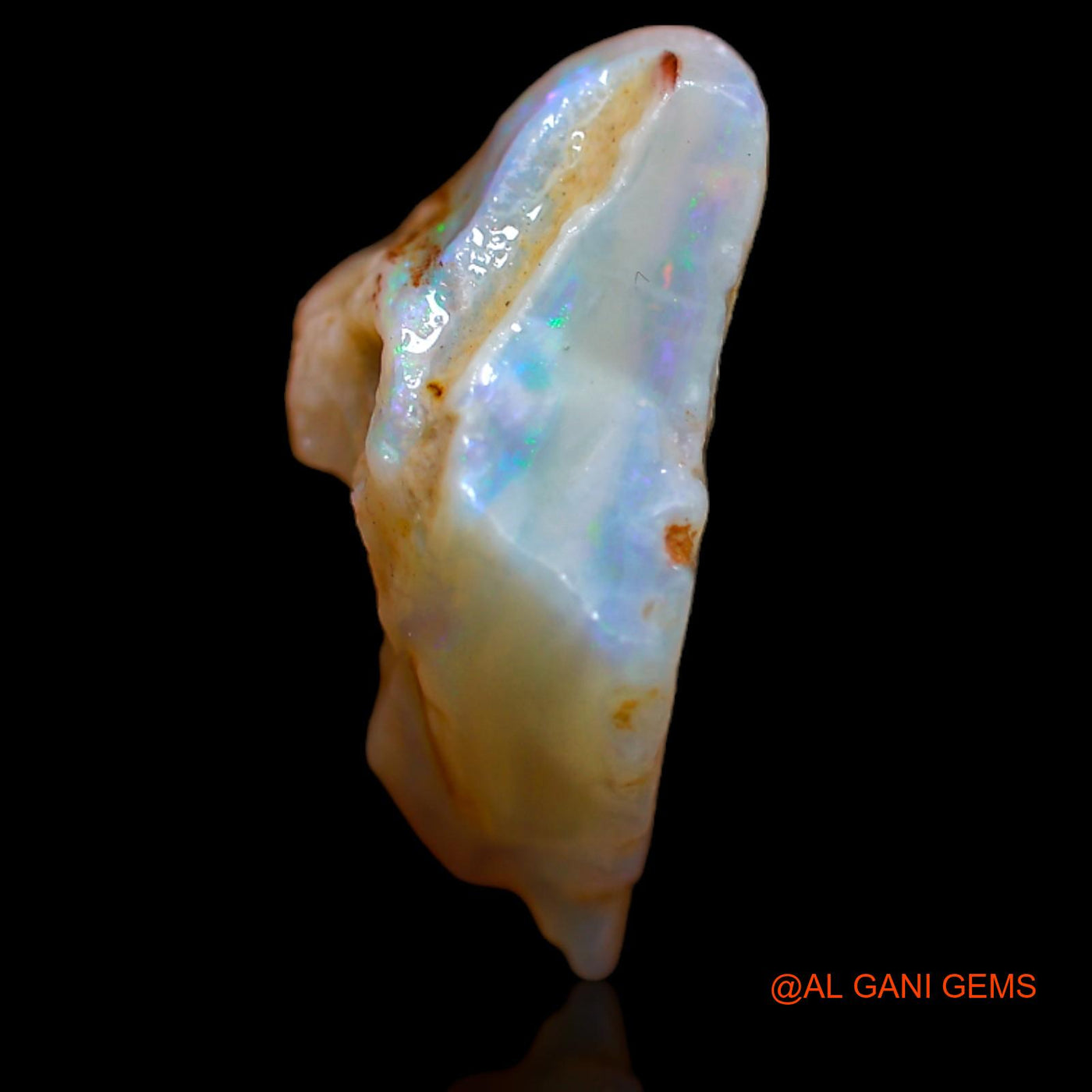 9.40 Cts Unheated Australian Fire Opal Loose Gemstone Fancy Rough Natural 22x12x2 mm RB-377