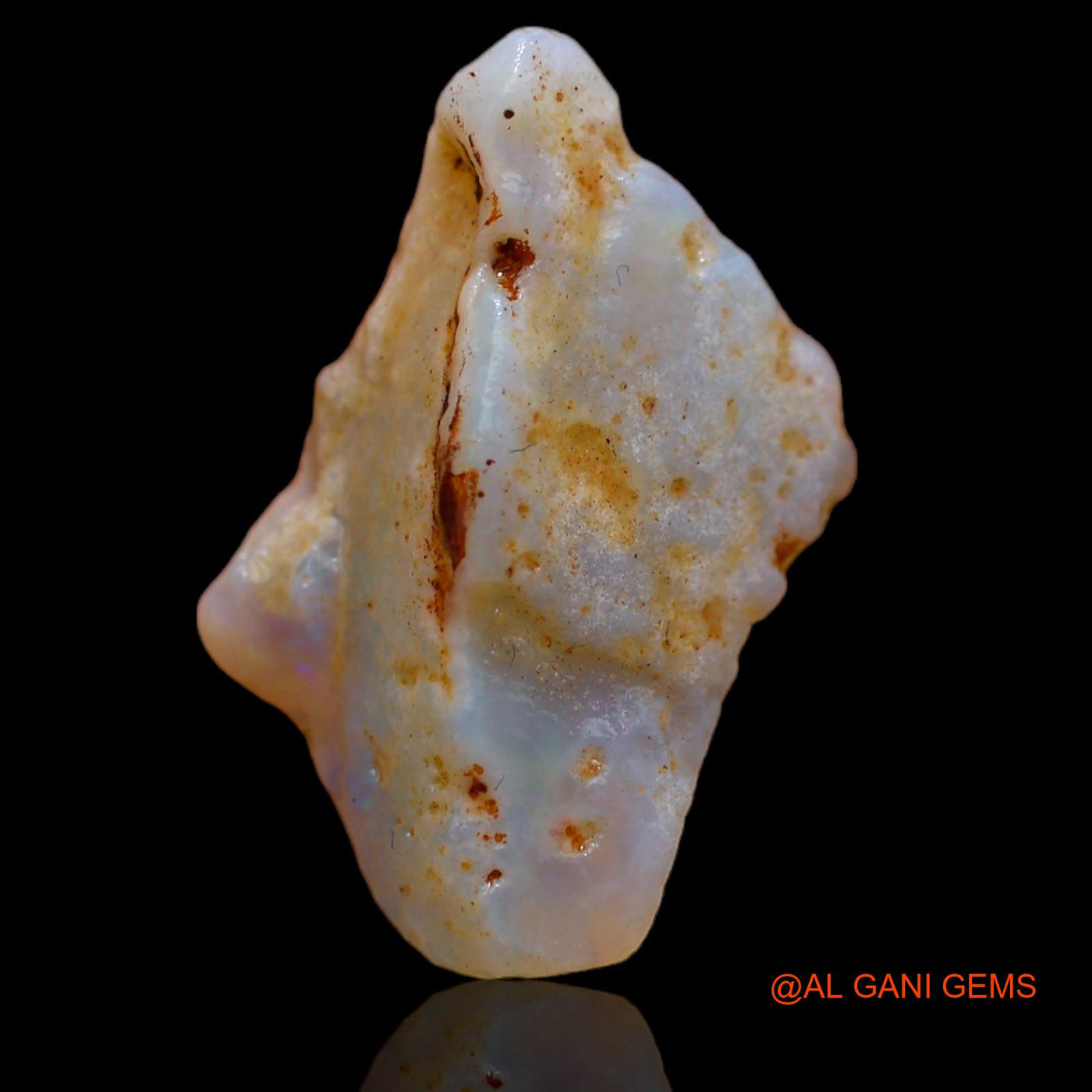 9.40 Cts Unheated Australian Fire Opal Loose Gemstone Fancy Rough Natural 22x12x2 mm RB-377
